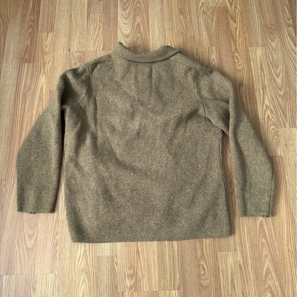 Lands’ End Women’s Cardigan Double Breasted XL 18-20 Lambs Wool - Picture 8 of 9